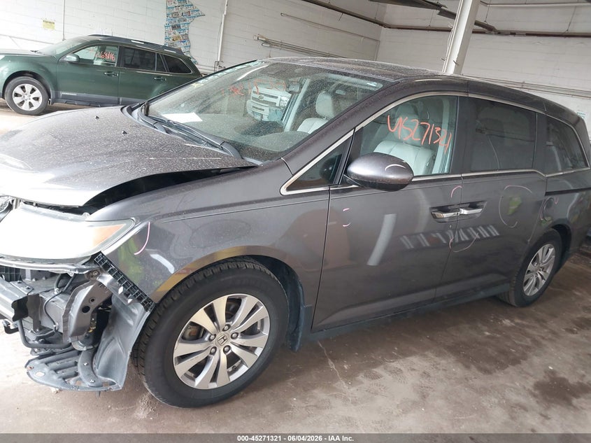 Vin: 5fnrl5h67gb026854, lot: 45769145, honda odyssey ex-l 20162