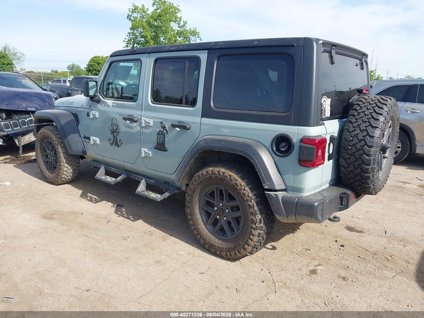 Vin: 1c4pjxdn5rw177308, lot: 45769160, jeep wrangler 4-door sport s 4x4 20243