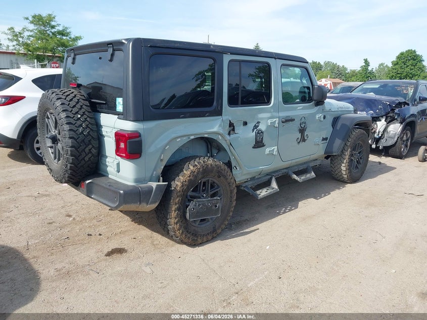 Vin: 1c4pjxdn5rw177308, lot: 45769160, jeep wrangler 4-door sport s 4x4 20244