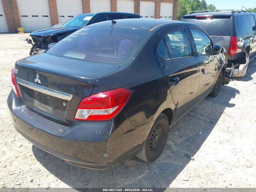 2020 MITSUBISHI MIRAGE G4 auction photo 4