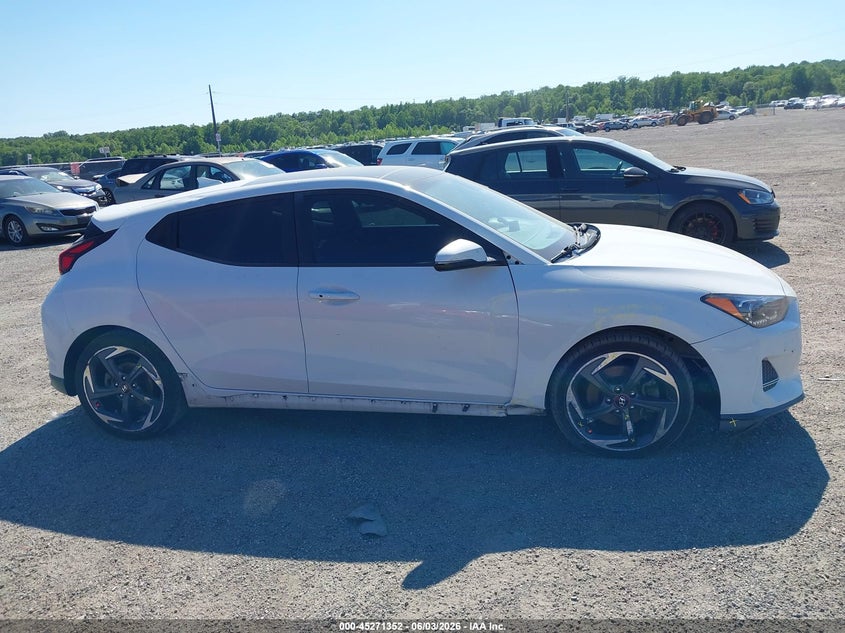 2019 Hyundai Veloster Turbo VIN: KMHTH6AB1KU007491 Lot: 45271352