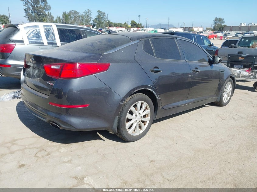 Vin: 5xxgn4a7xfg519325, lot: 45769190, kia optima ex 20154