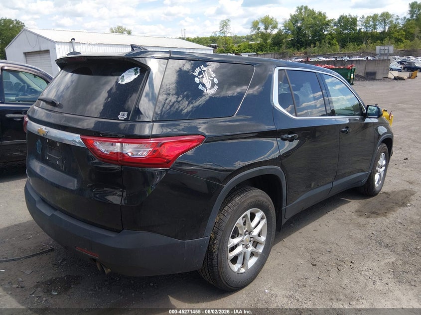 Vin: 1gnevfkw3kj302169, lot: 45769279, chevrolet traverse ls 20194