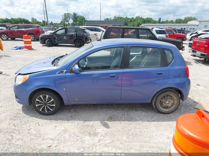 2009 Chevrolet Aveo Lt VIN: KL1TD66E39B318386 Lot: 45271462
