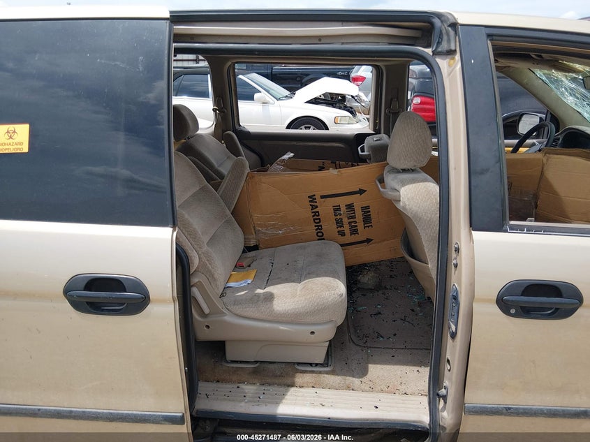 2000 Honda Odyssey Lx VIN: 2HKRL1854YH588200 Lot: 45271487