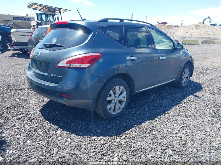 Vin: jn8az1mw0bw181992, lot: 45769391, nissan murano sv 20114