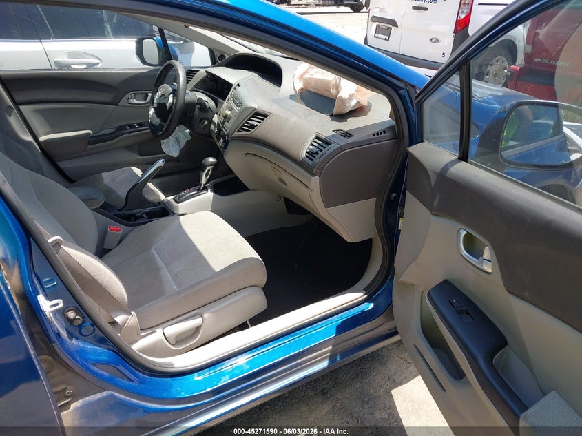 2012 Honda Civic 1.8 Ex blue Lot 111045271590 Vin 2HGFB2F80CH502232