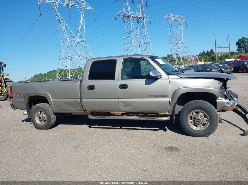 2002 GMC Sierra 2500Hd Sle VIN: 1GTHK23U92F136490 Lot: 45271634