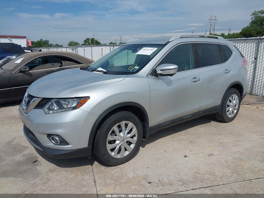 2016 NISSAN ROGUE auction photo 2