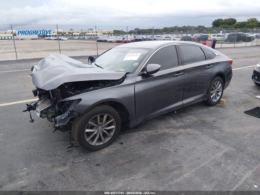 1HGCV1F18MA077141 2021 HONDA ACCORD LX photo 1