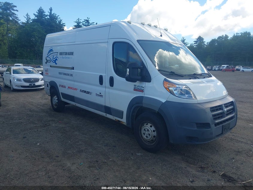 2017 RAM PROMASTER VIN: 3C6TRVDG4HE527976