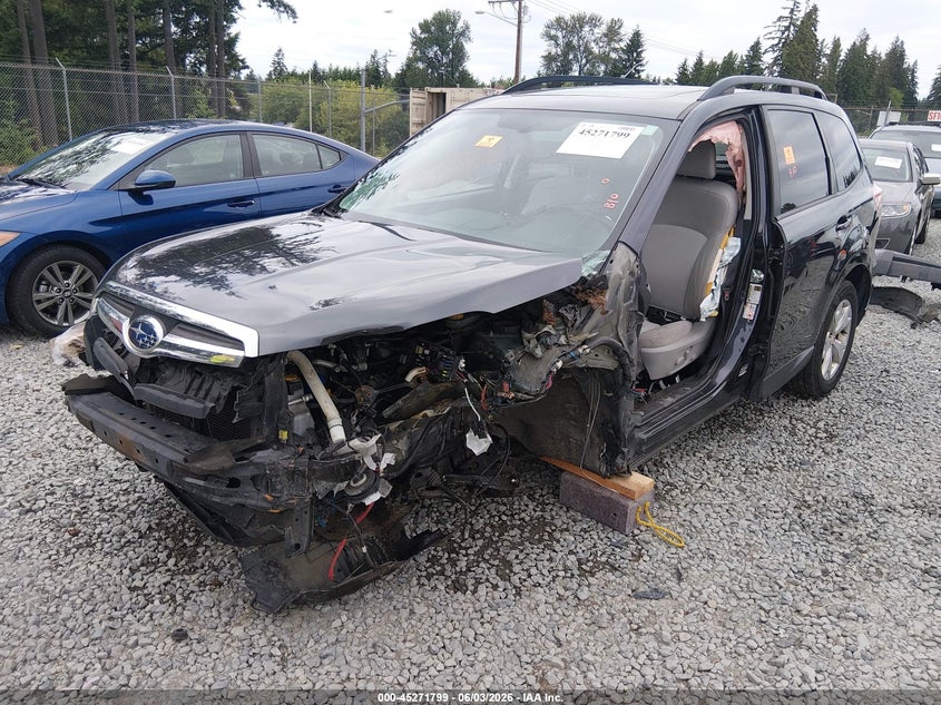 Vin: jf2sjadc2fh833665, lot: 45769623, subaru forester 2.5i premium 20152