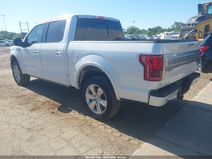 Vin: 1ftew1eg1gfd21858, lot: 45769672, ford f-150 platinum 20163