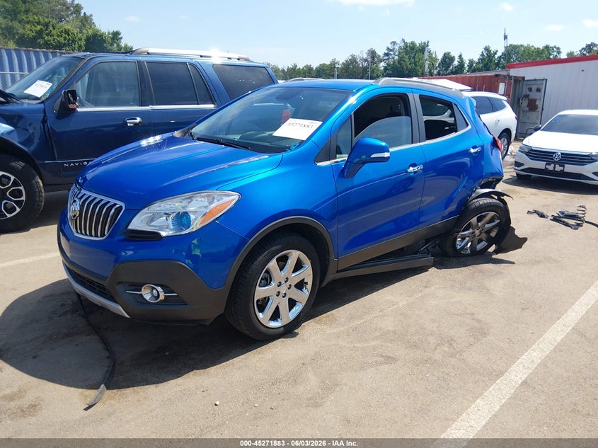 Vin: kl4cjcsb5gb633192, lot: 45769707, buick encore leather 20162