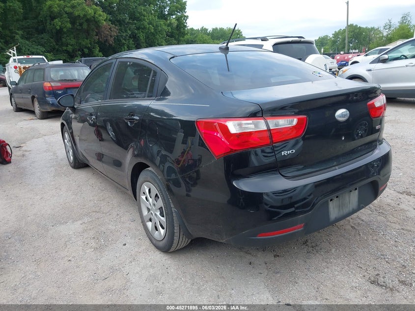 Vin: knadm4a35f6458609, lot: 45769719, kia rio lx 20153