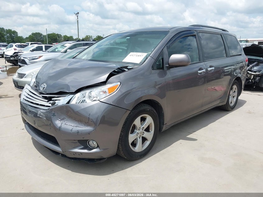 Vin: 5tdkk3dc3cs210540, lot: 45769721, toyota sienna le v6 8 passenger 20122