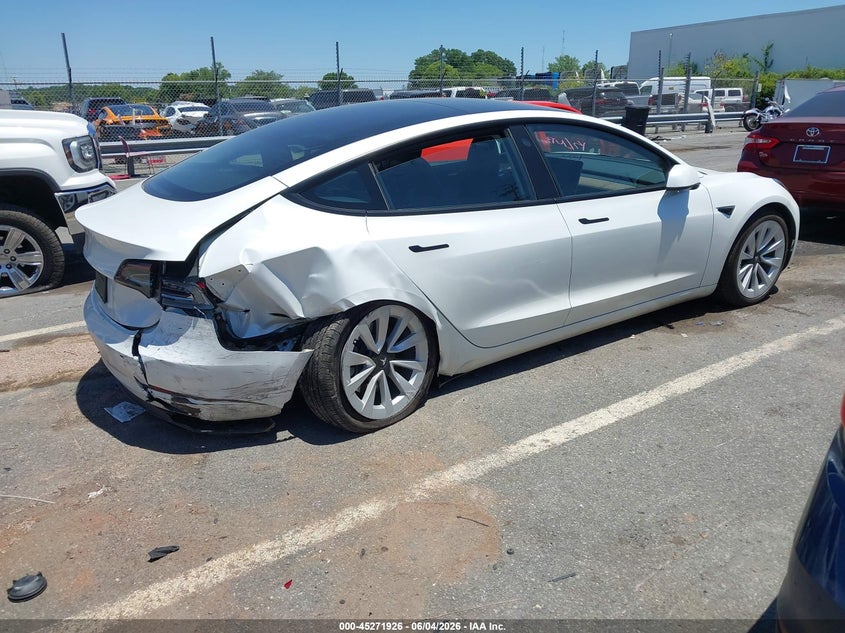 Vin: 5yj3e1ea0pf646110, lot: 45769750, tesla model 3 rear-wheel drive 20234