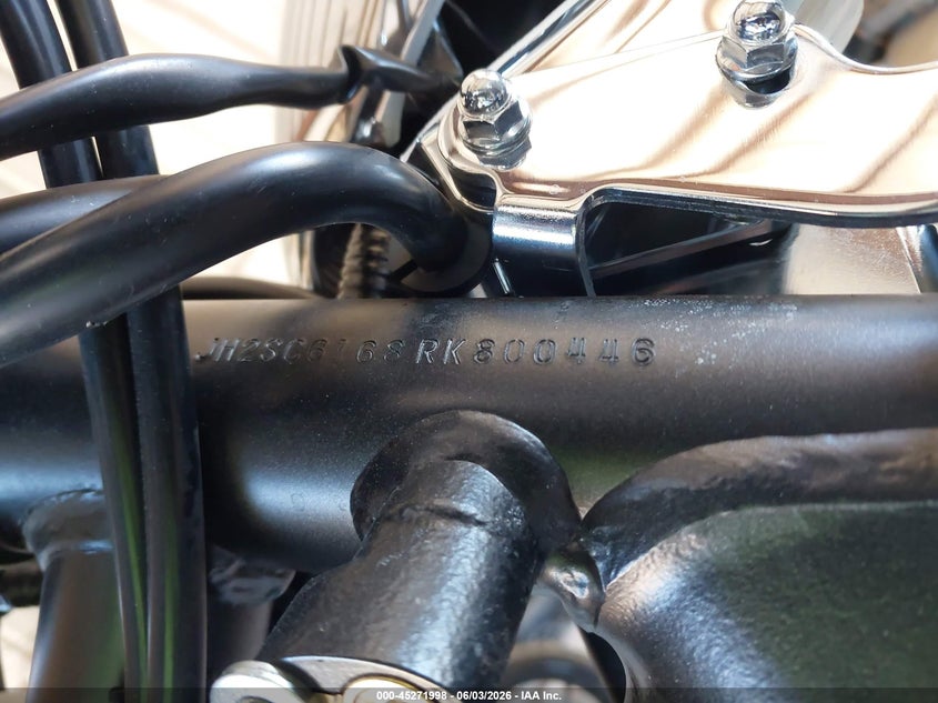 2024 Honda Vt1300 Cxa VIN: JH2SC6168RK800446 Lot: 45271998