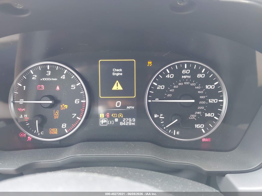 2025 SUBARU CROSSTREK 2.5L H-4 DI, DOHC, V(VIN: JF2GUHDC0S8344083