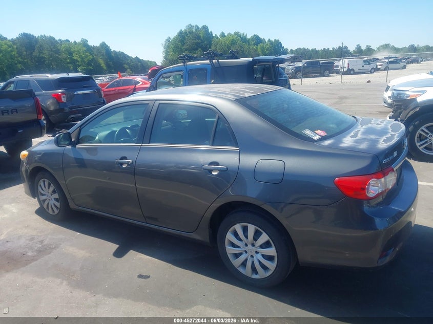 2012 Toyota Corolla 1.8 Le grey Lot 111045272044 Vin 2T1BU4EE9CC870641