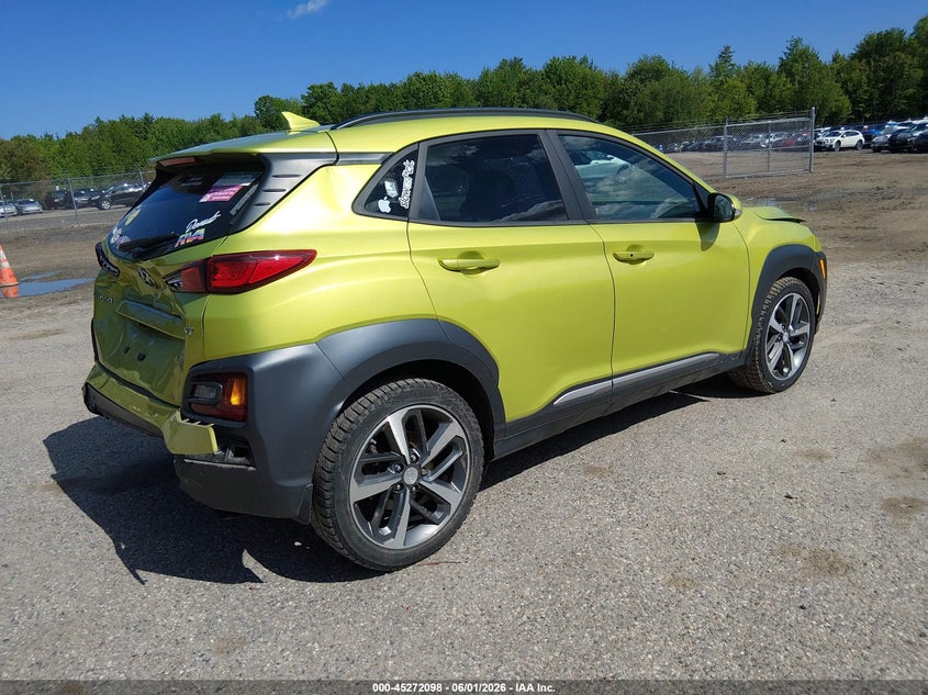 Vin: km8k53a59ku366696, lot: 45769922, hyundai kona ultimate 20194