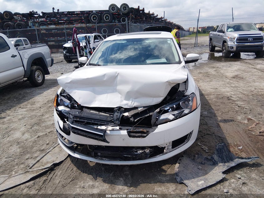 2013 Volkswagen Passat 2.5L Se VIN: 1VWBH7A30DC021726 Lot: 45272130