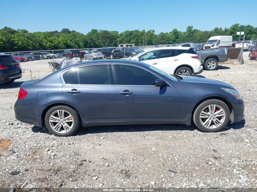 2012 Infiniti G25 Journey VIN: JN1DV6AP2CM810473 Lot: 45272140
