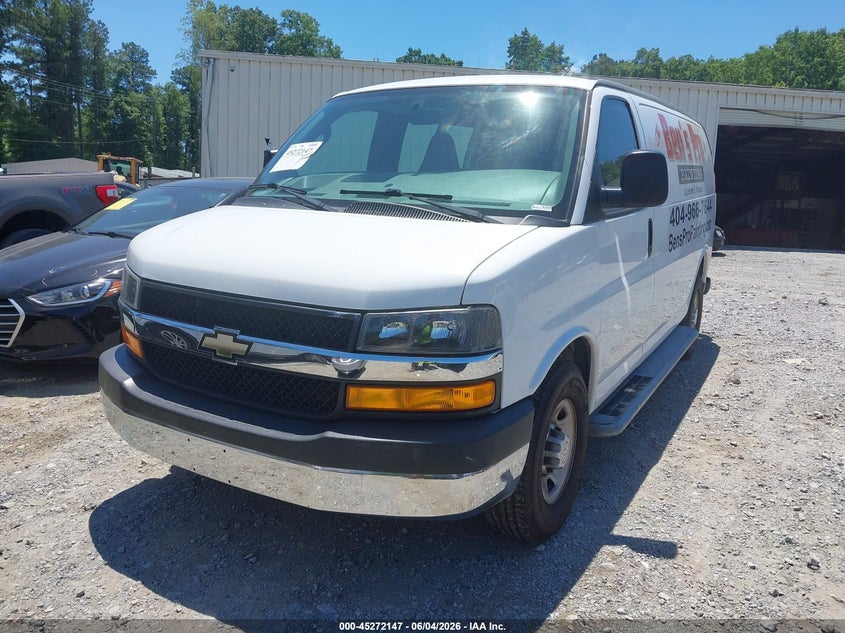 2018 Chevrolet Express 2500 Work Van VIN: 1GCWGAFGXJ1906197 Lot: 45272147