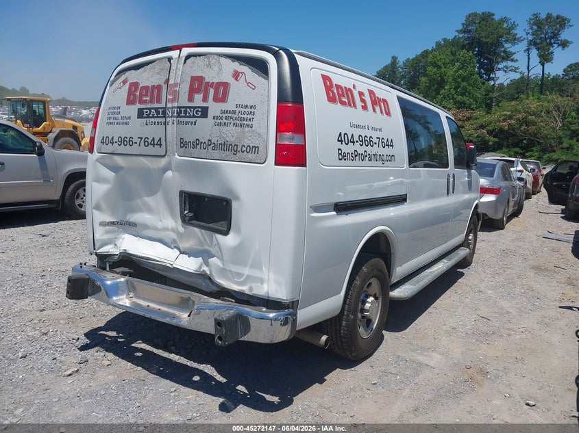 Vin: 1gcwgafgxj1906197, lot: 45769971, chevrolet express 2500 work van 20184