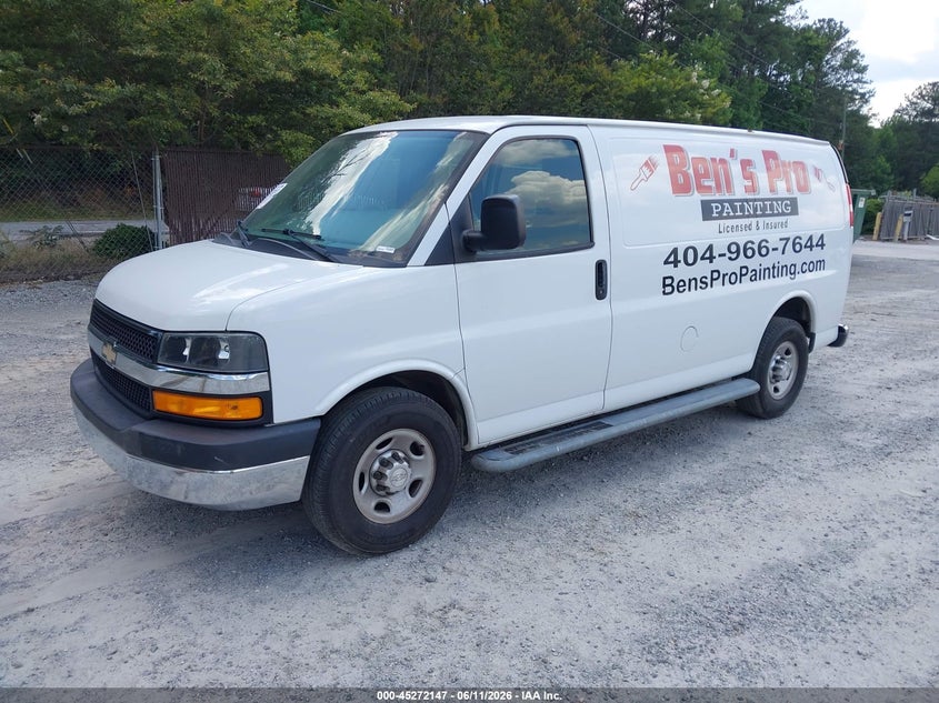 Vin: 1gcwgafgxj1906197, lot: 45769971, chevrolet express 2500 work van 20182