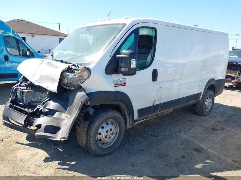 Vin: 3c6trvag9ke530710, lot: 45769983, ram promaster 1500 low roof 136 wb 20192
