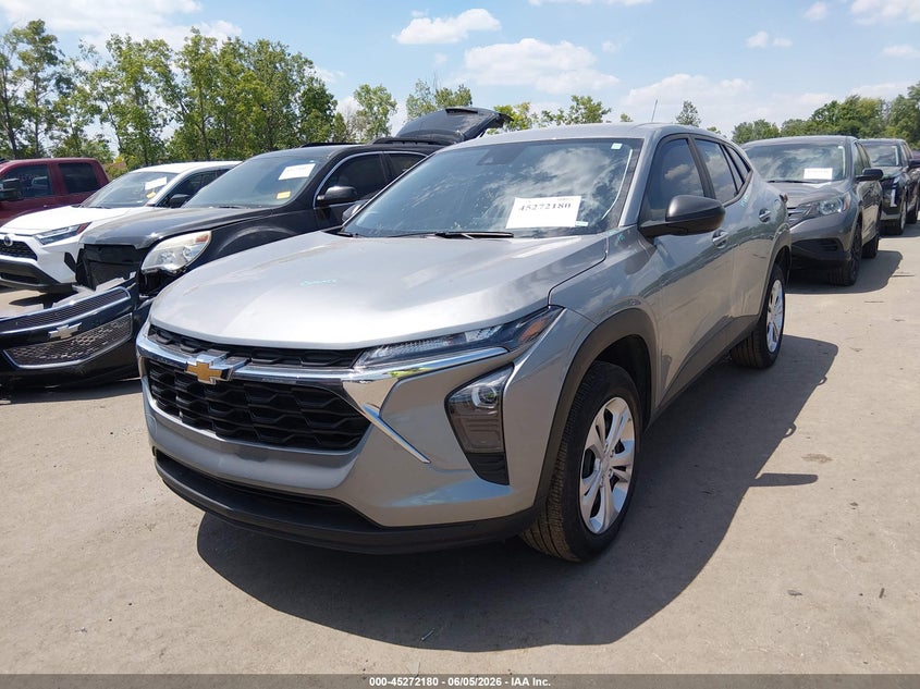 Vin: kl77lfep2sc095822, lot: 45770004, chevrolet trax fwd ls 20252
