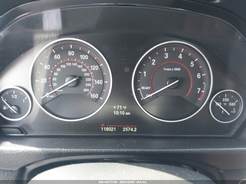 2014 BMW 328I VIN: WBA3C1C57EK110361 Lot: 45272190