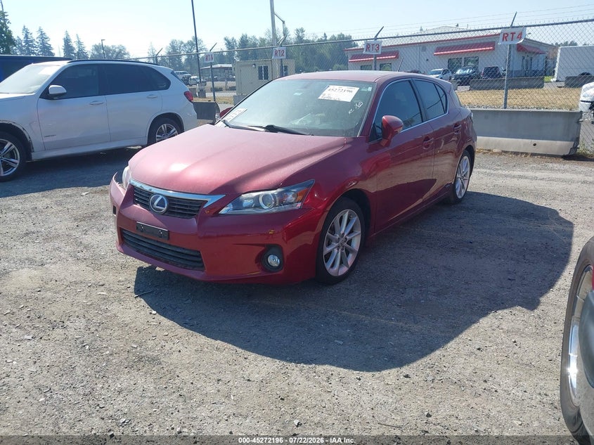 Vin: jthkd5bh7c2106157, lot: 45770020, lexus ct 200h premium 20122