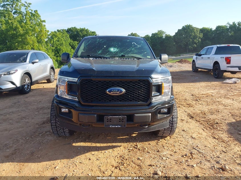 VIN 1FTEX1EP0JKE72170 2018 FORD F-150 XL