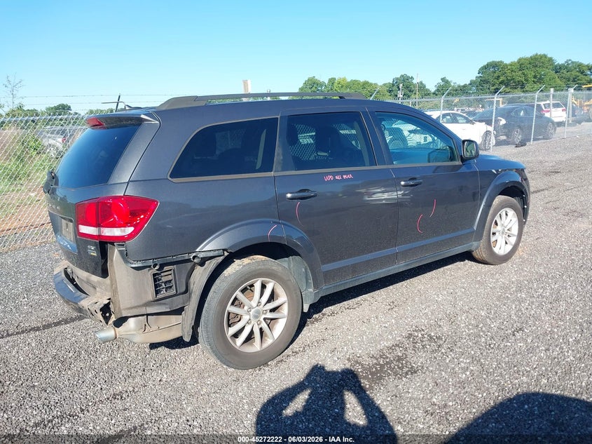 Vin: 3c4pdcbg4ft637273, lot: 45770046, dodge journey sxt 20154
