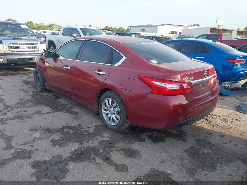 Vin: 1n4al3ap8gc206707, lot: 45770053, nissan altima 2.5/2.5 s/2.5 sl/2.5 sr/2.5 sv 20163