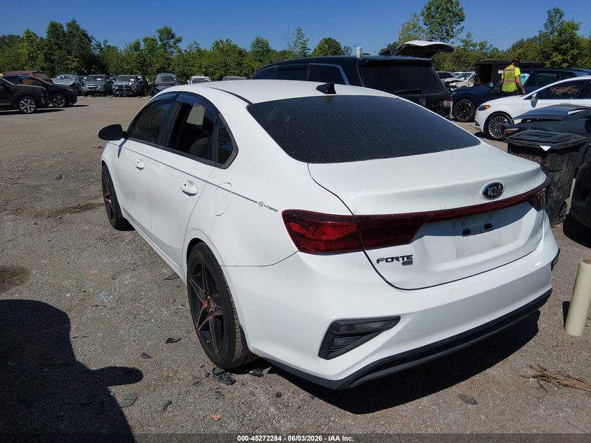 Vin: 3kpf24ad3ke069076, lot: 45770108, kia forte fe 20193
