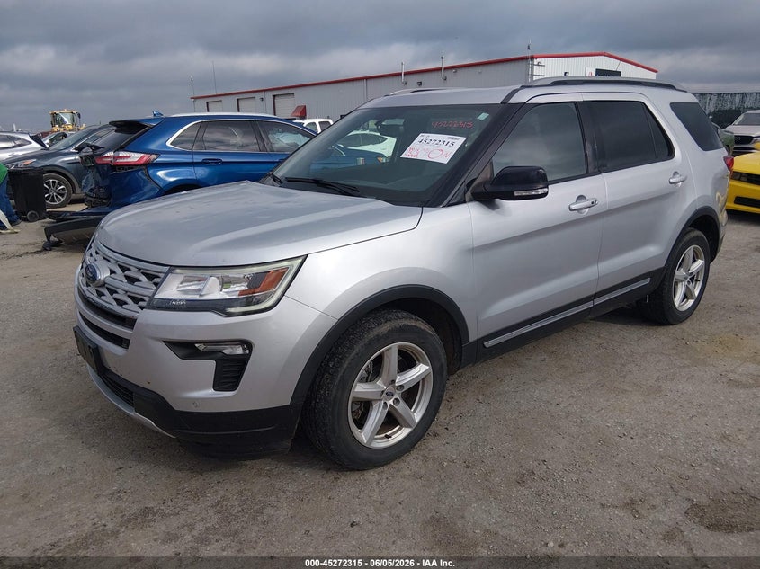 Vin: 1fm5k7d80jgc85991, lot: 45770139, ford explorer xlt 20182
