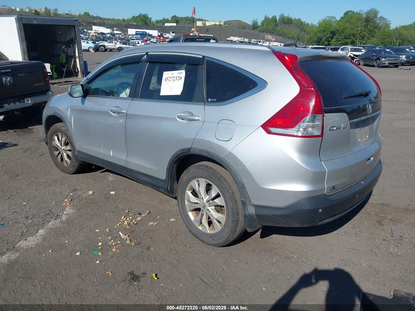 2012 Honda Cr-v 2.4 Cr-V Ex-L silver Lot 111045272320 Vin 2HKRM4H77CH624728