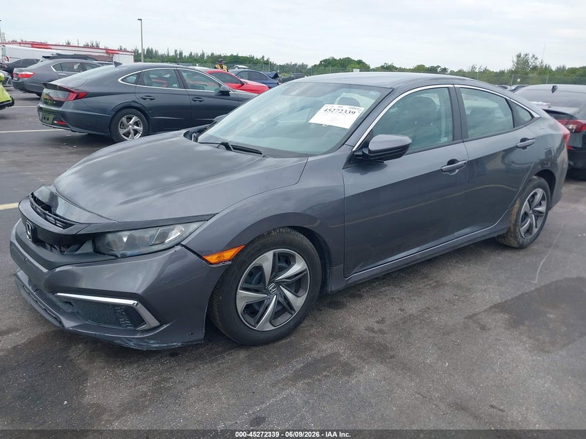 Vin: 2hgfc2f65kh596716, lot: 45770163, honda civic lx 20192