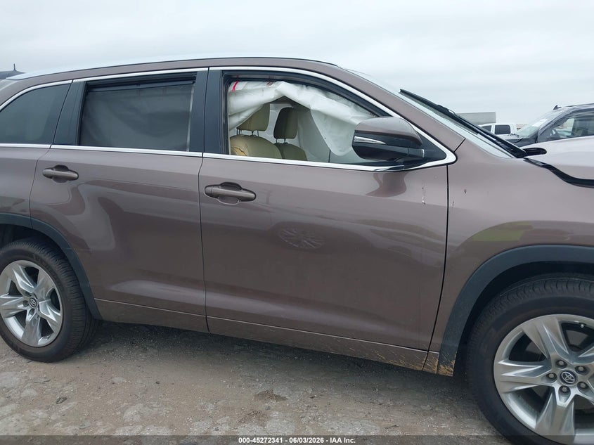 VIN: 5TDYZRFH0JS275232 2018 TOYOTA HIGHLANDER LIMITED