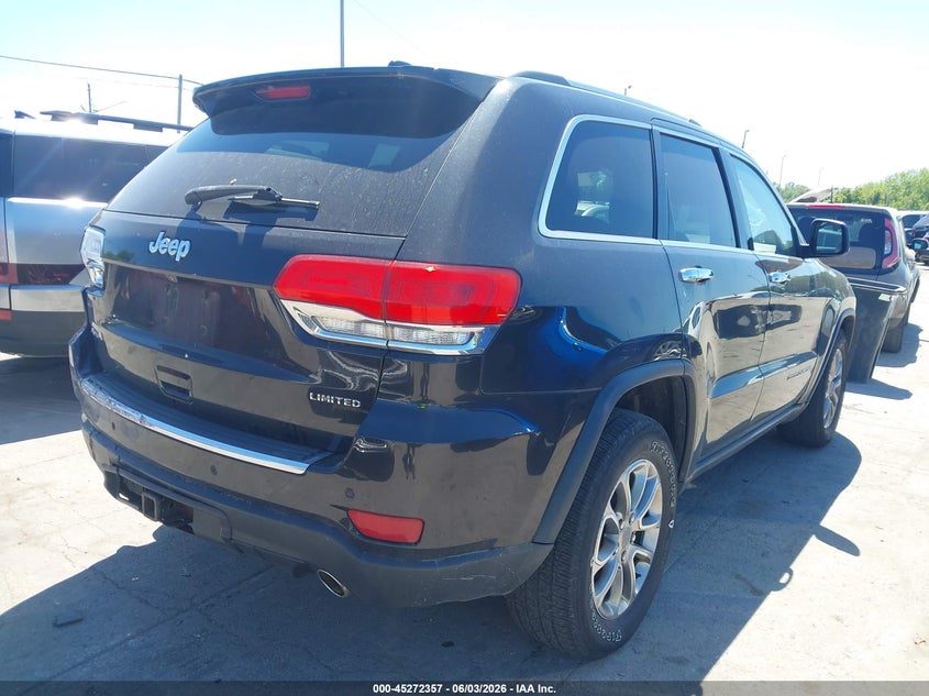 Vin: 1c4rjfbg0fc610778, lot: 45770181, jeep grand cherokee limited 20154