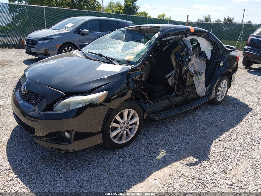 Vin: 2t1bu4ee8ac469580, lot: 45770186, toyota corolla s 20102
