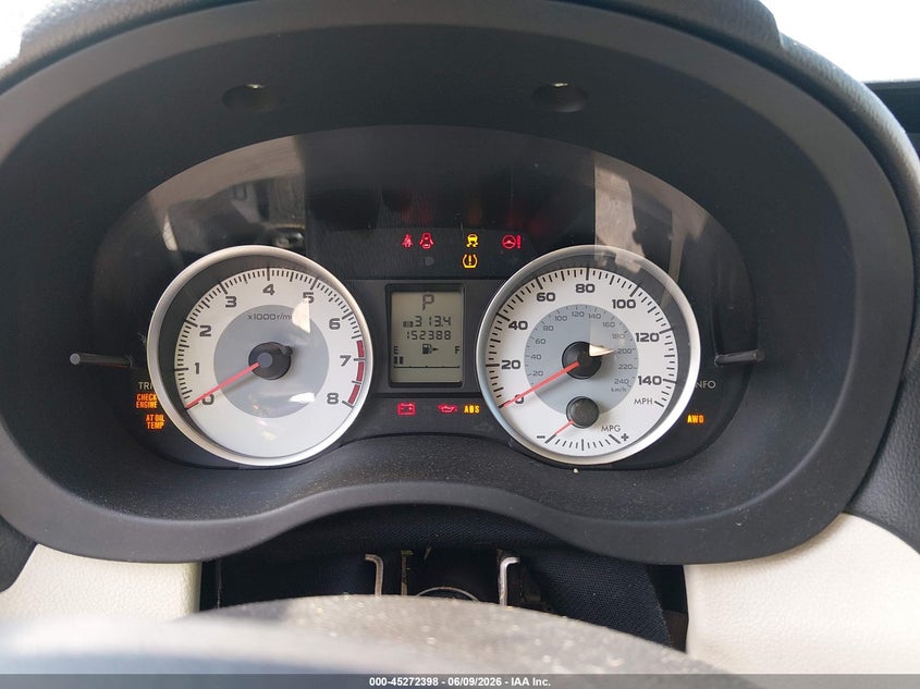 2012 SUBARU IMPREZA auction photo 7