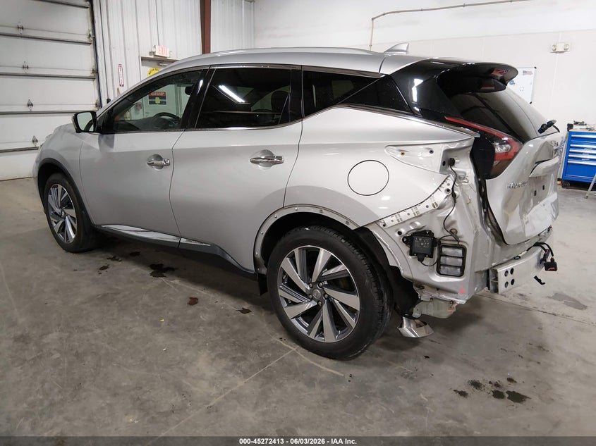 Vin: 5n1az2ds2ln130544, lot: 45770237, nissan murano platinum intelligent awd 20203