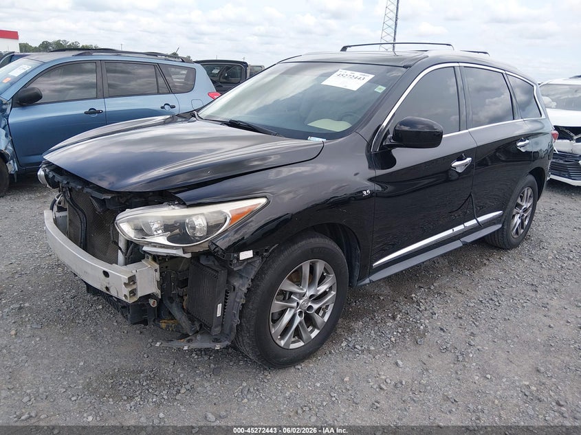 Vin: 5n1al0mn6fc525570, lot: 45770267, infiniti qx60 20152