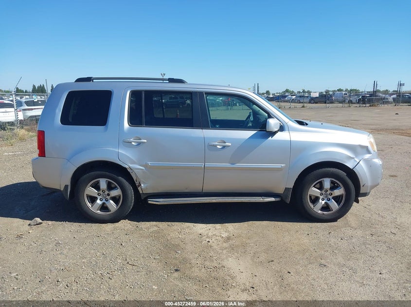 2011 Honda Pilot 3.5 Ex-L silver Lot 111045272459 Vin 5FNYF4H59BB098507