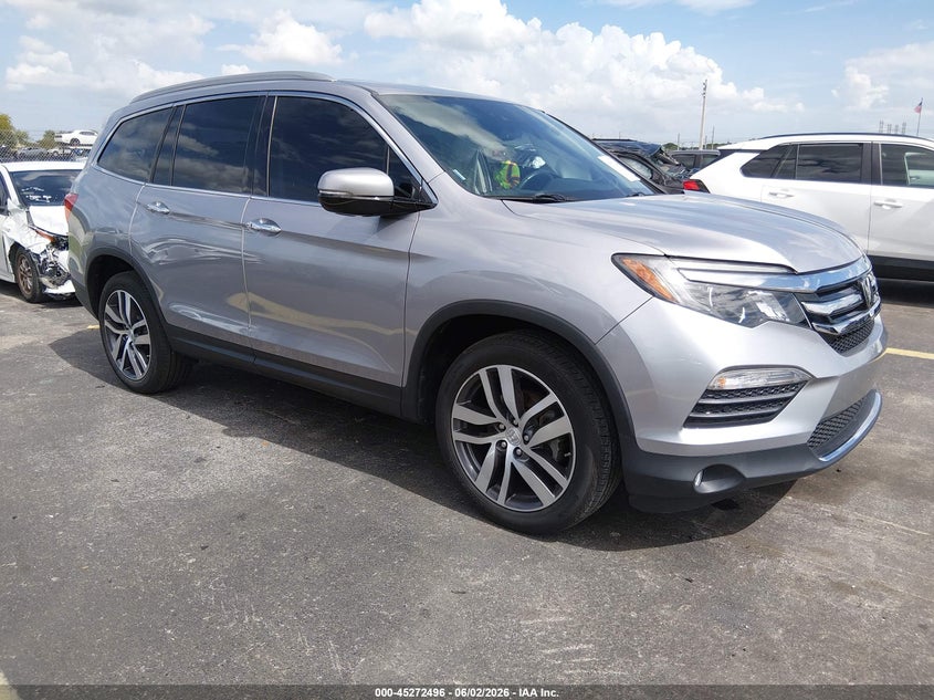 Vin: 5fnyf6h00hb047261, lot: 45770320, honda pilot elite 2017 img_1
