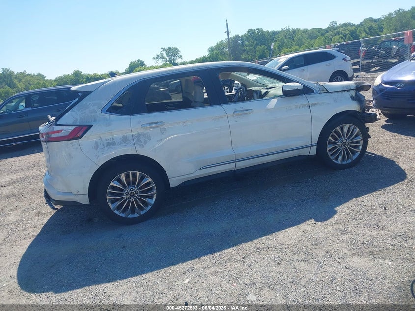 Vin: 2fmpk4k93pba22011, lot: 45770327, ford edge titanium 20234